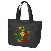Juneteenth Is My Independence Day Lion Free Ish Zip Tote Bag