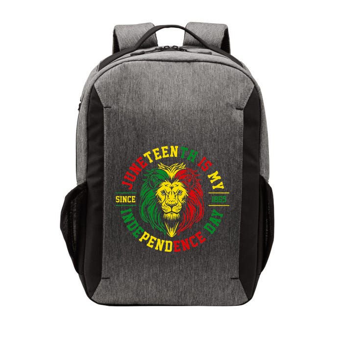 Juneteenth Is My Independence Day Lion Free Ish Vector Backpack