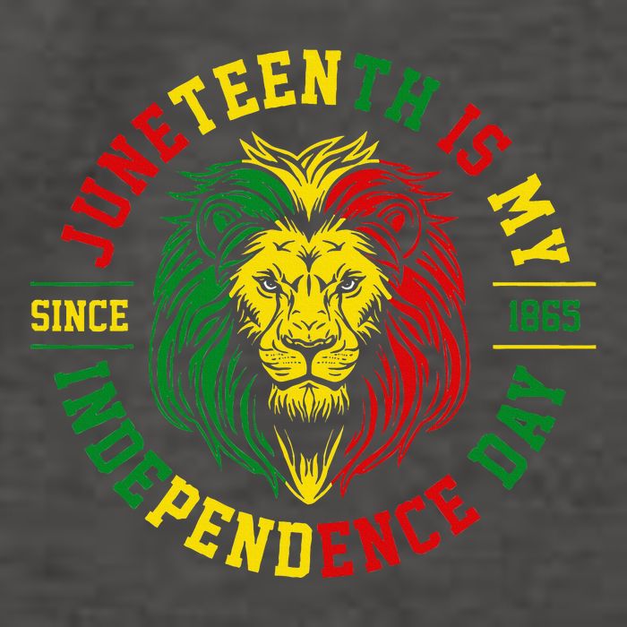 Juneteenth Is My Independence Day Lion Free Ish Vector Backpack
