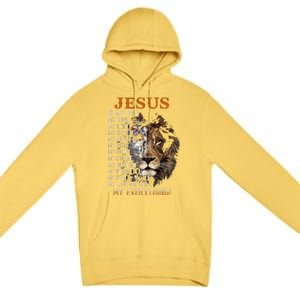 Jesus Is My God King Lord Savior Healer RefugeProvider Premium Pullover Hoodie