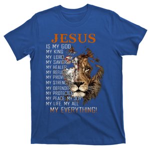 Jesus Is My God King Lord Savior Healer RefugeProvider T-Shirt