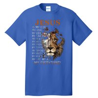 Jesus Is My God King Lord Savior Healer RefugeProvider Tall T-Shirt