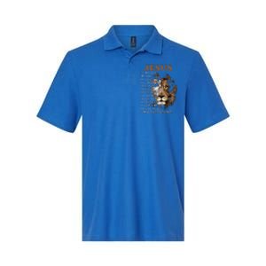 Jesus Is My God King Lord Savior Healer RefugeProvider Softstyle Adult Sport Polo