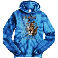 Jesus Is My God King Lord Savior Healer RefugeProvider Tie Dye Hoodie