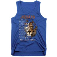 Jesus Is My God King Lord Savior Healer RefugeProvider Tank Top