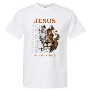 Jesus Is My God King Lord Savior Healer RefugeProvider Garment-Dyed Heavyweight T-Shirt