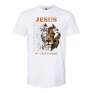 Jesus Is My God King Lord Savior Healer RefugeProvider Softstyle CVC T-Shirt