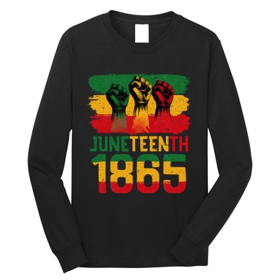 Juneteenth Is My Independence Day Black Women Freedom 1865 Long Sleeve Shirt