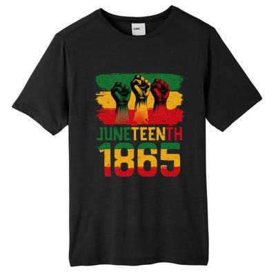 Juneteenth Is My Independence Day Black Women Freedom 1865 Tall Fusion ChromaSoft Performance T-Shirt