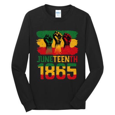 Juneteenth Is My Independence Day Black Women Freedom 1865 Tall Long Sleeve T-Shirt