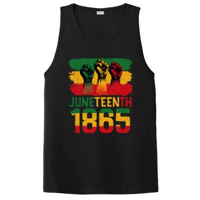 Juneteenth Is My Independence Day Black Women Freedom 1865 PosiCharge Competitor Tank