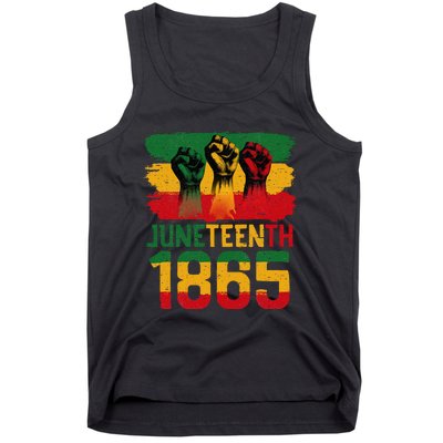 Juneteenth Is My Independence Day Black Women Freedom 1865 Tank Top