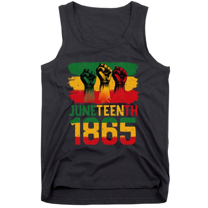 Juneteenth Is My Independence Day Black Women Freedom 1865 Tank Top