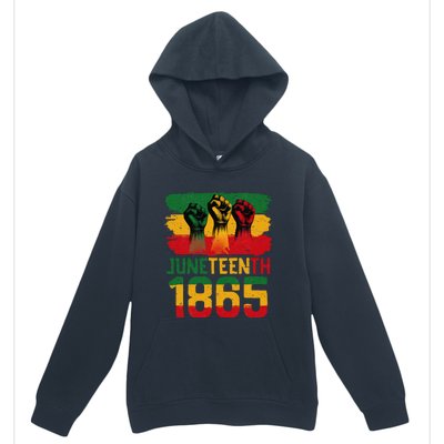 Juneteenth Is My Independence Day Black Women Freedom 1865 Urban Pullover Hoodie