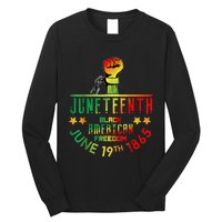 Juneteenth Is My Independence Day Black Long Sleeve Shirt