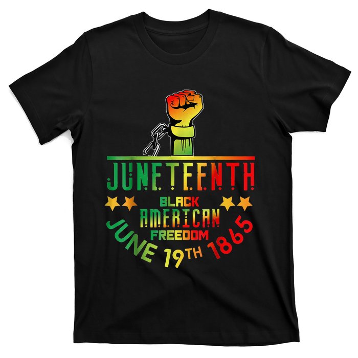 Juneteenth Is My Independence Day Black T-Shirt