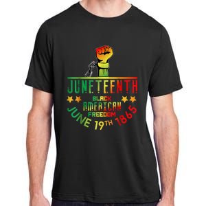 Juneteenth Is My Independence Day Black Adult ChromaSoft Performance T-Shirt