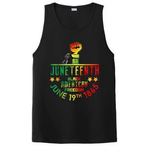 Juneteenth Is My Independence Day Black PosiCharge Competitor Tank