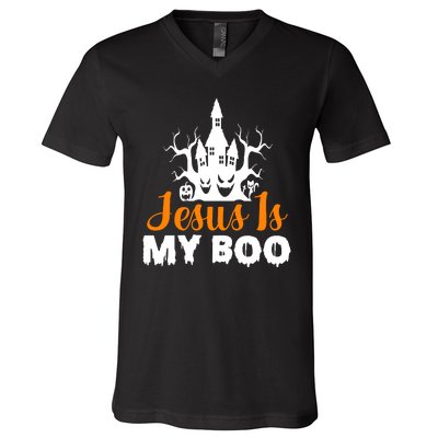 Jesus Is My BOO V-Neck T-Shirt