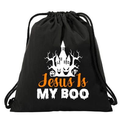 Jesus Is My BOO Drawstring Bag