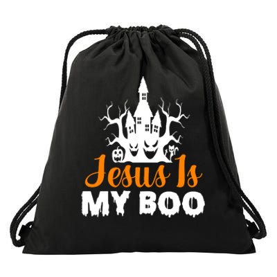 Jesus Is My BOO Drawstring Bag