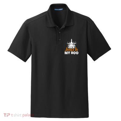 Jesus Is My BOO Dry Zone Grid Polo