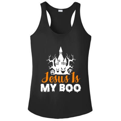 Jesus Is My BOO Ladies PosiCharge Competitor Racerback Tank