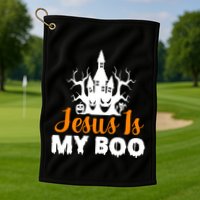 Jesus Is My BOO Golf Towel