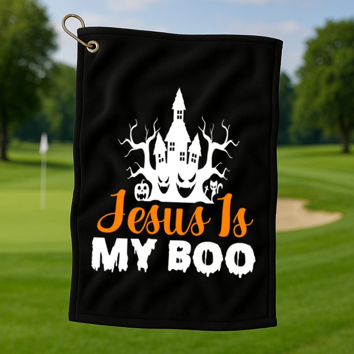 Jesus Is My BOO Golf Towel