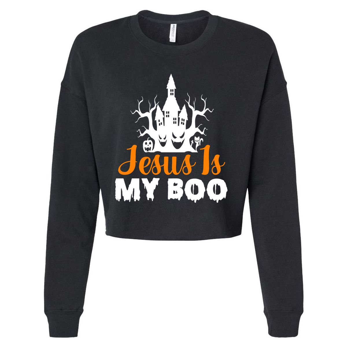 Jesus Is My BOO Cropped Pullover Crew