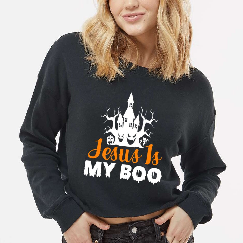 Jesus Is My BOO Cropped Pullover Crew