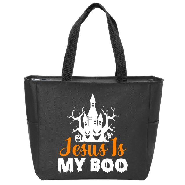 Jesus Is My BOO Zip Tote Bag