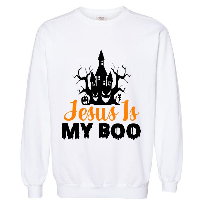 Jesus Is My BOO Garment-Dyed Sweatshirt