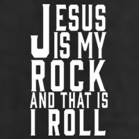 Jesus Is My Rock And Thats How I Roll 25L Jumbo Tote