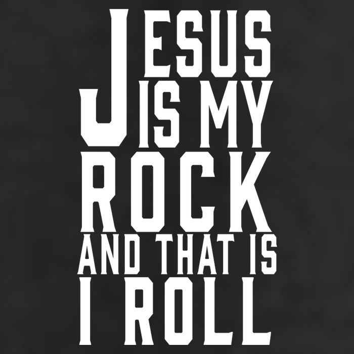 Jesus Is My Rock And Thats How I Roll 25L Jumbo Tote