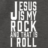 Jesus Is My Rock And Thats How I Roll Vector Backpack