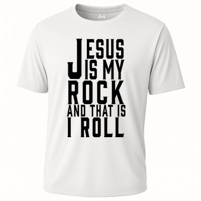 Jesus Is My Rock And Thats How I Roll Performance Shirt
