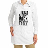 Jesus Is My Rock And Thats How I Roll Apron