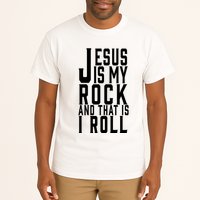 Jesus Is My Rock And Thats How I Roll Tall T-Shirt