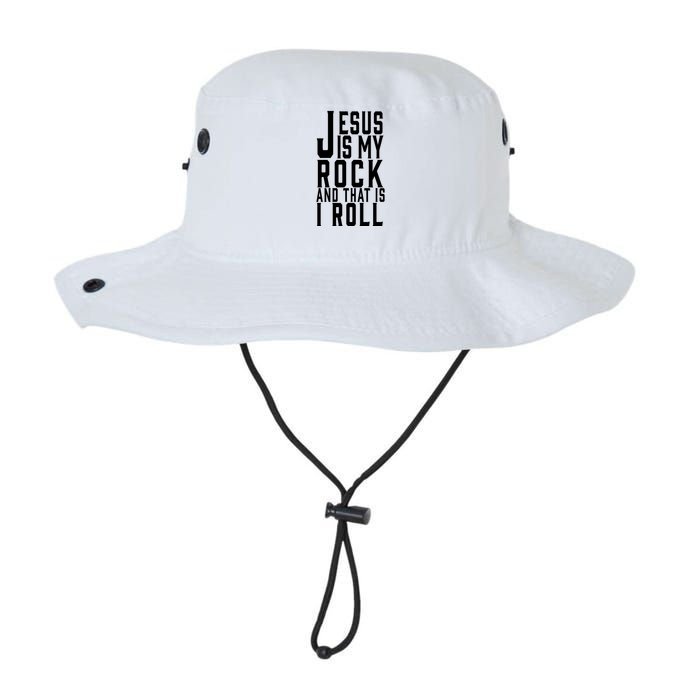 Jesus Is My Rock And Thats How I Roll Bucket Hat