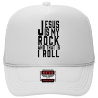 Jesus Is My Rock And Thats How I Roll Hat