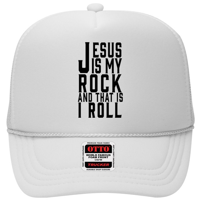 Jesus Is My Rock And Thats How I Roll Hat