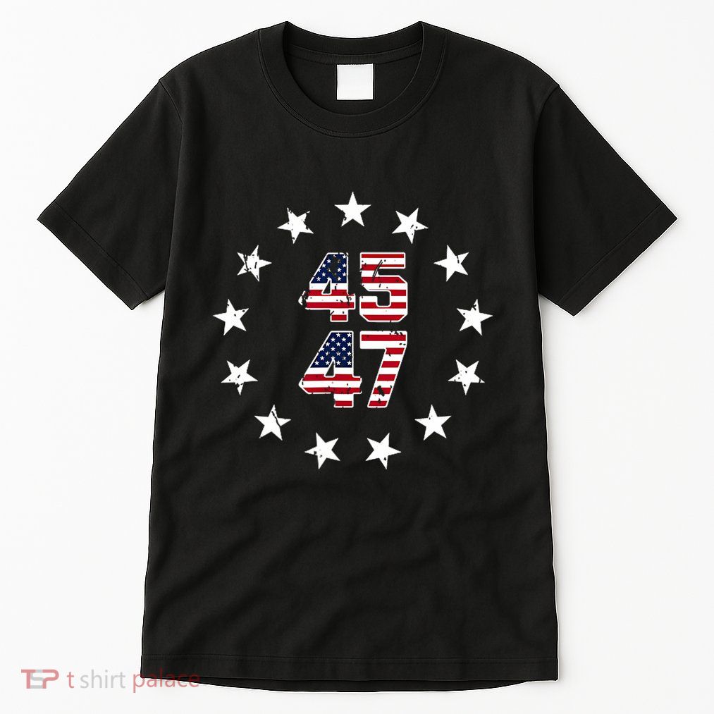Jesus Is My Savior Trump Is My President American Flag Tall T-Shirt