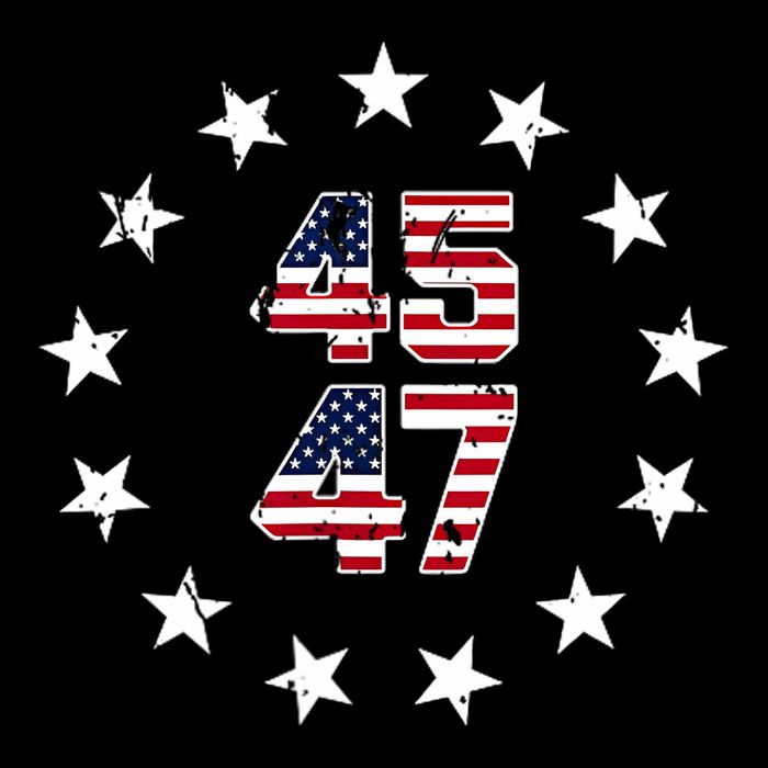 Jesus Is My Savior Trump Is My President American Flag Flat Bill Trucker Hat