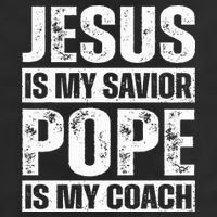 Jesus Is My Savior Pope Is My Coach Christian Beanie