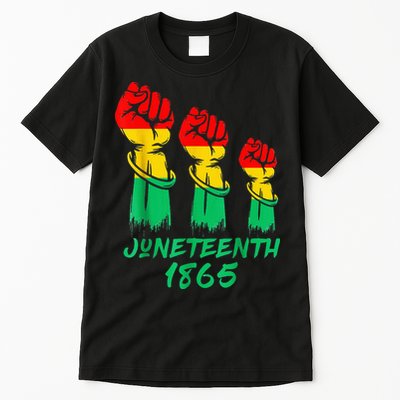 Juneteenth Is My Independence Day Black  Pride Tall T-Shirt