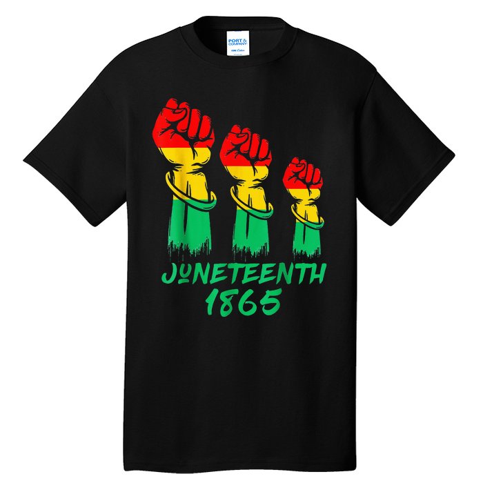 Juneteenth Is My Independence Day Black  Pride Tall T-Shirt