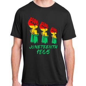 Juneteenth Is My Independence Day Black  Pride Adult ChromaSoft Performance T-Shirt