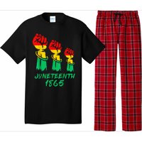 Juneteenth Is My Independence Day Black  Pride Pajama Set