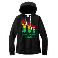 Juneteenth Is My Independence Day Black  Pride Women's Fleece Hoodie